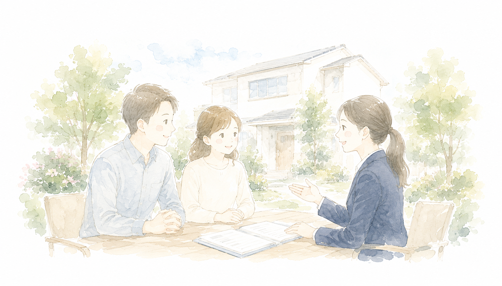 不動産登記の相談イラスト